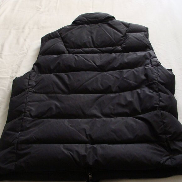 BANANA REPUBLIC Black Sleeveless DOWN Filled PUFFER Style VEST Sz LARGE (Mens) - Picture 4 of 9